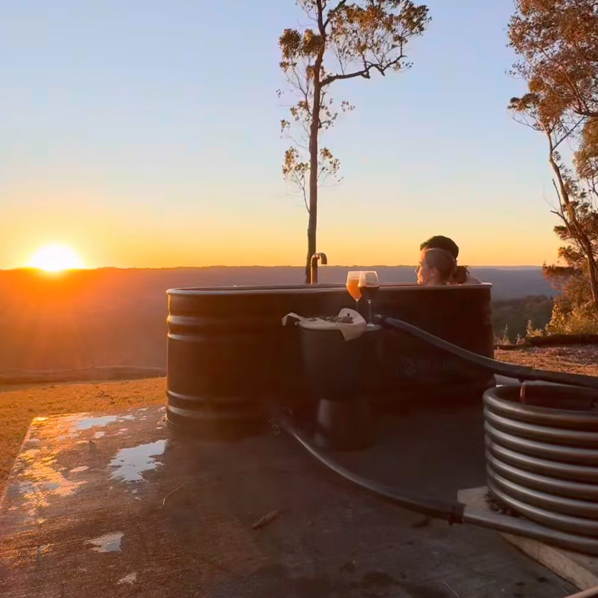 Hottubs built for the outdoors. Just add wood, water and fire