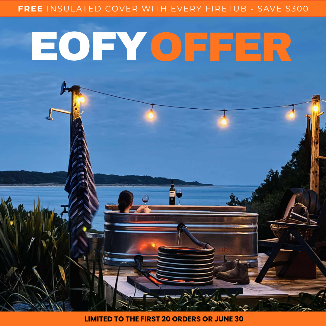 Hottubs built for the outdoors. Just add wood, water and fire