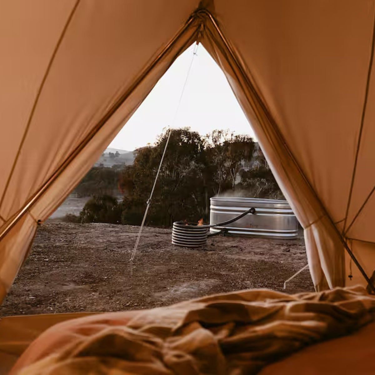 Hottubs built for the outdoors. Just add wood, water and fire