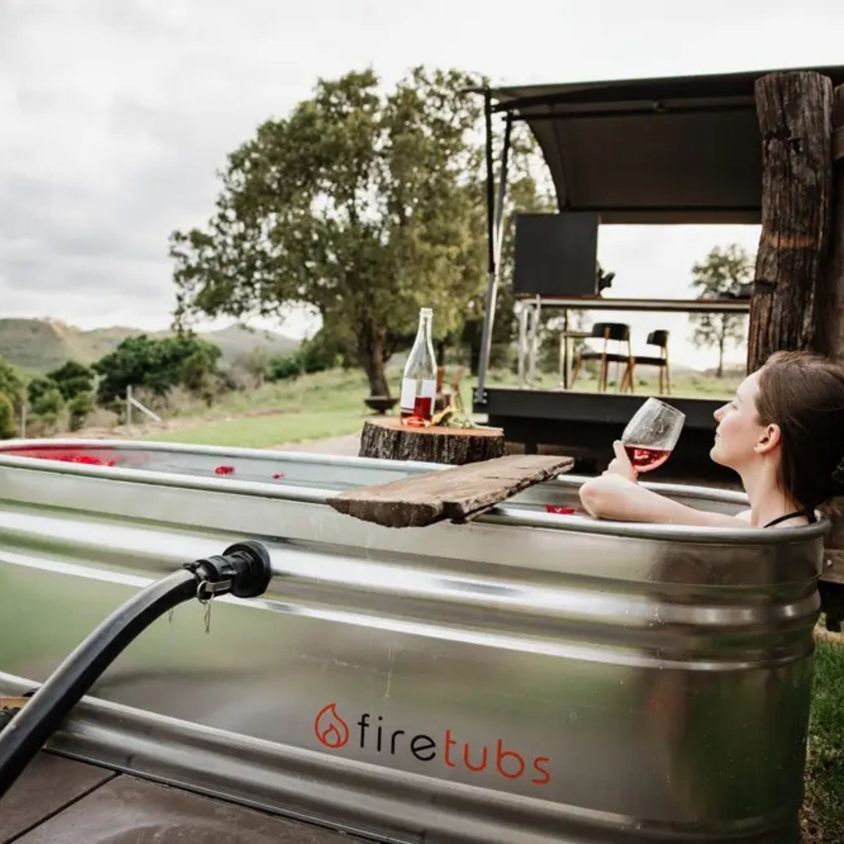 Hottubs built for the outdoors. Just add wood, water and fire