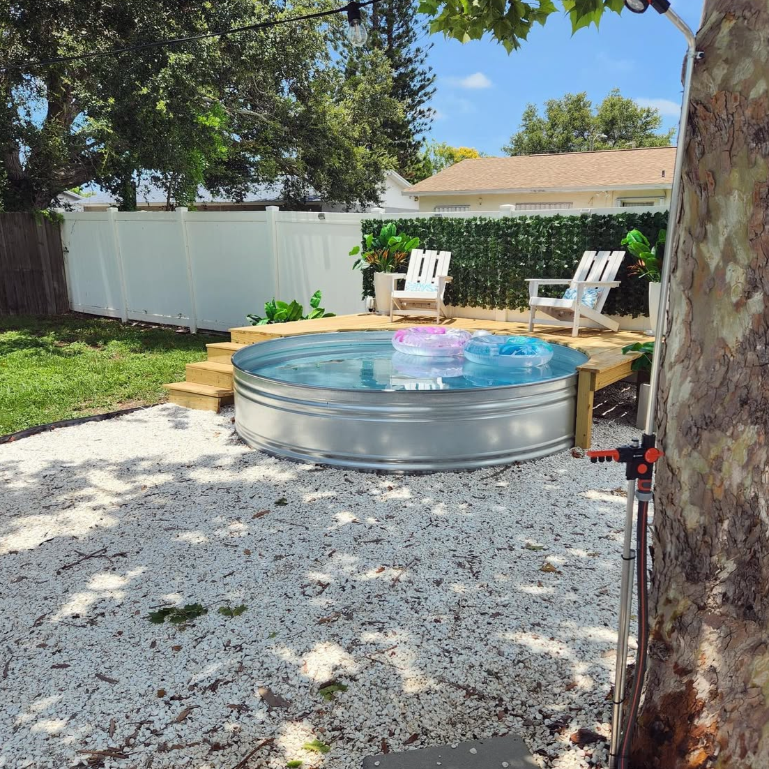Soak Tanks — Backyard Stock Tank Pool